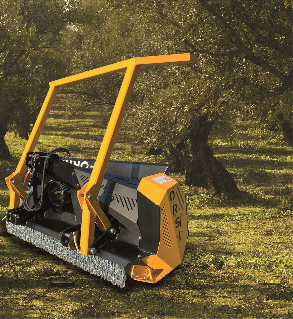 Orsi Forestry Mulcher | Model SSF-150FTLVD | Standard & Carbide Teeth | Mulching Capacity 9" inches | Hydraulic Flow 30–40 GPM | For Skid Steers