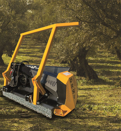 Orsi Forestry Mulcher | Model SSF-150FTLVD | Standard & Carbide Teeth | Mulching Capacity 9" inches | Hydraulic Flow 30–40 GPM | For Skid Steers