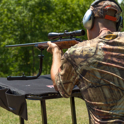 KShot Portable Shooting Bench W/ Gun Rest | Model GAME-CART-HD | 55.5" Length x 24" Width | Capacity 300 lb | For Hunting & Target Shooting