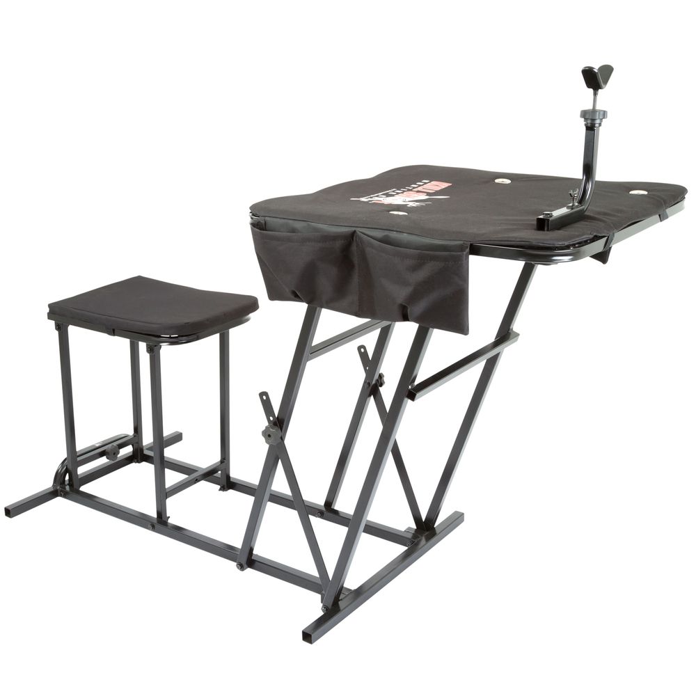 KShot Portable Shooting Bench W/ Gun Rest | Model CL-KS-SBP | Width 36" | For Hunting, Range & Outdoor Shooting