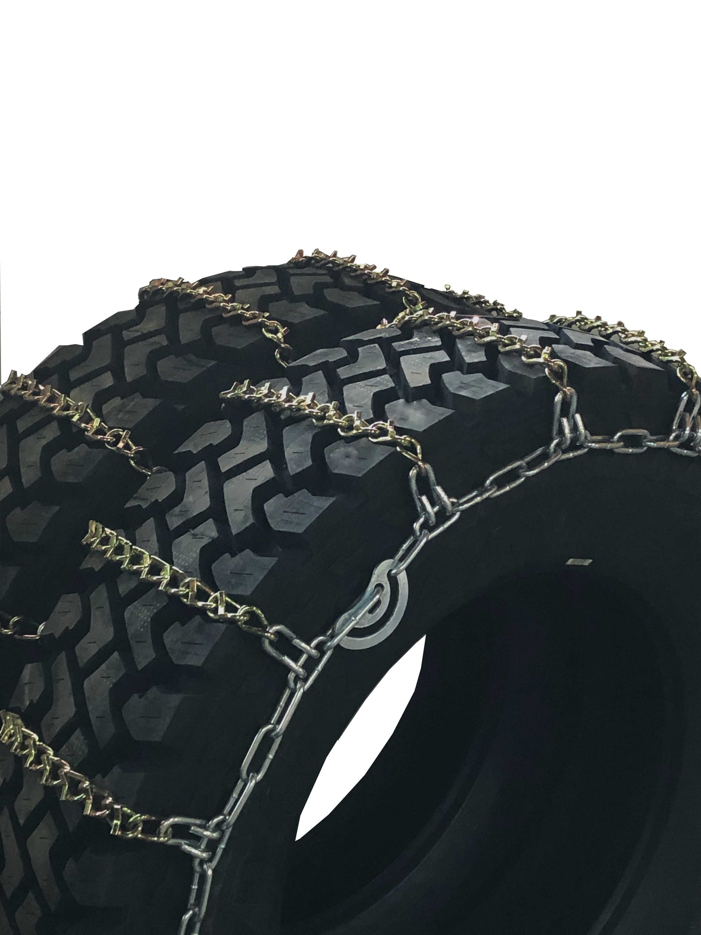 Kinedyne Grip Link Tire Chains | Model 15403PK | Tire Size 11 x 24.5 | Dual-Triple V-Bar Traction | For Heavy-Duty Truck Drive Tires in Snow & Ice Conditions