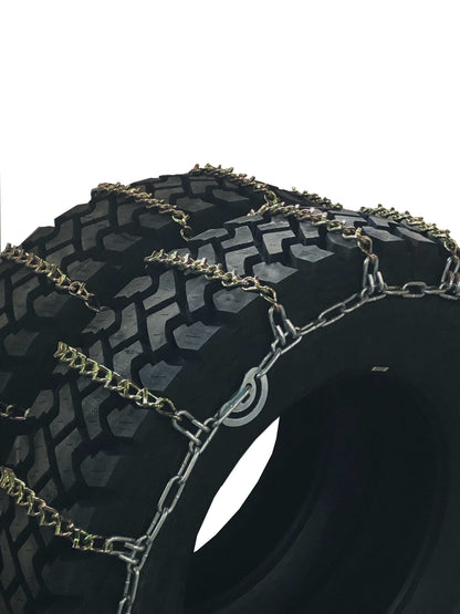 Kinedyne Grip Link Tire Chains | Model 15403PK | Tire Size 11 x 24.5 | Dual-Triple V-Bar Traction | For Heavy-Duty Truck Drive Tires in Snow & Ice Conditions