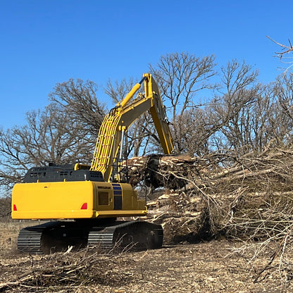 Rockland Krypto Klaw Grapple Rake | Raking Width 48", 55", 60" & 72" inches | Weight 3,450 To 8,610 Lbs | For Excavators