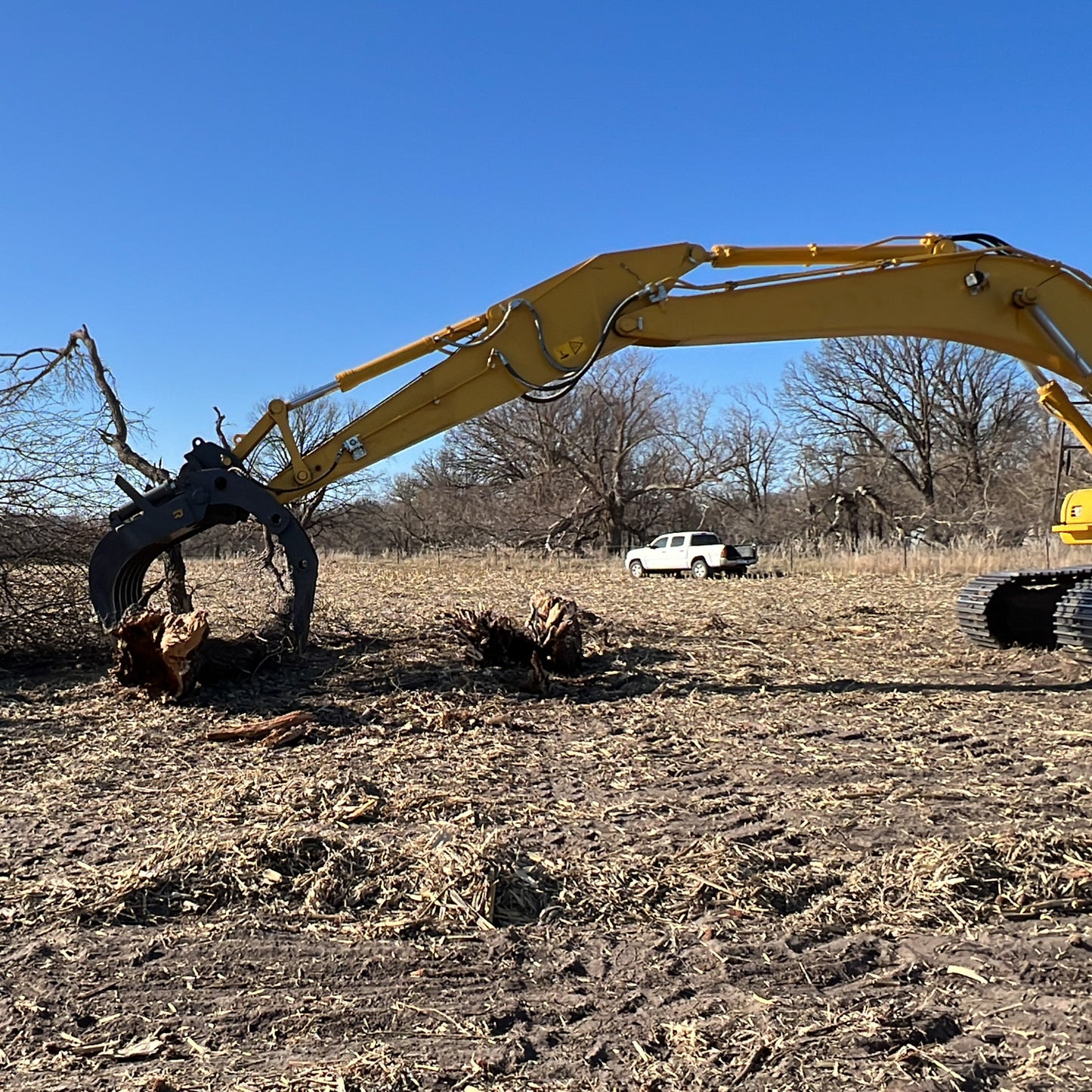 Rockland Krypto Klaw Grapple Rake | Raking Width 48", 55", 60" & 72" inches | Weight 3,450 To 8,610 Lbs | For Excavators