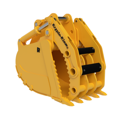 Rockland Krypto Klaw Bucket | Machine Weight 15,001 To 160,000 lbs | Bucket Width 30" To 78" Inches | Throat Opening 64" To 115" Inches | For Excavators