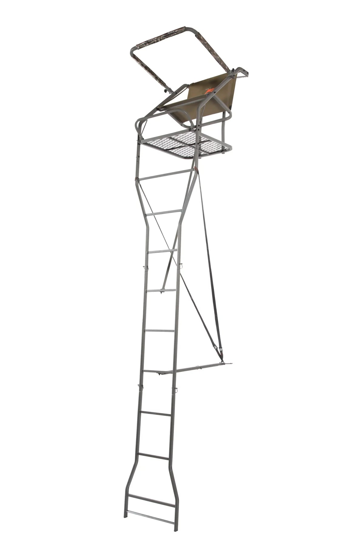 Millennium Treestands L325 Ladder Stand | Model L-325-SL | 18 ft Tall | 300 lb Capacity | Wide Platform