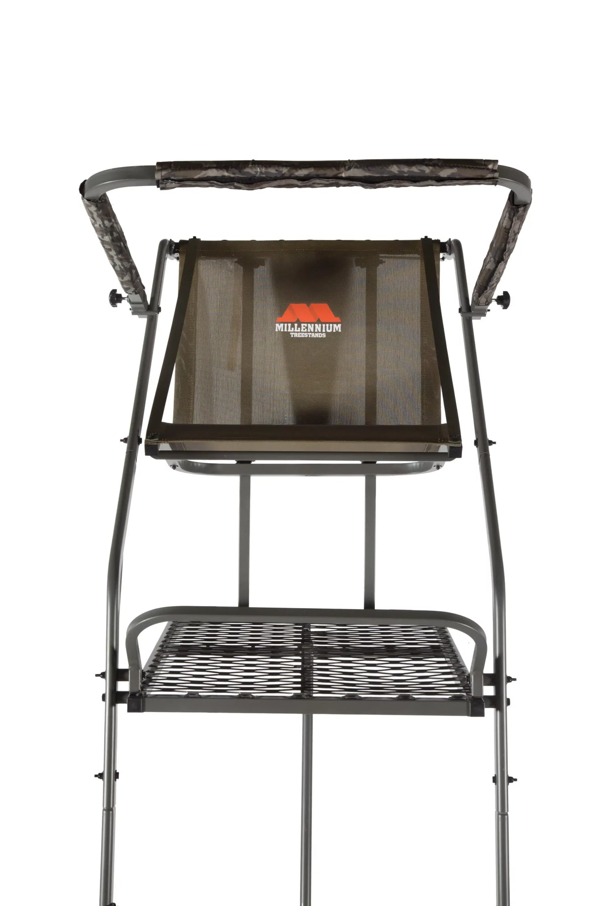 Millennium Treestands L325 Ladder Stand | Model L-325-SL | 18 ft Tall | 300 lb Capacity | Wide Platform