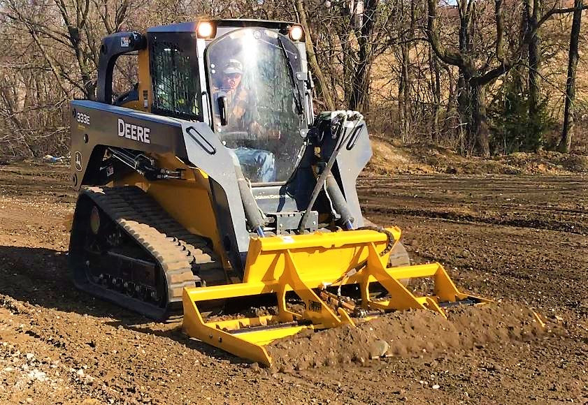 CL Fabrication Land Leveler | Width 60"-93" inches | For Skid Steer Loaders