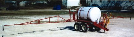 AG-Meier Industries Trailed Sprayer w/ Broadcast Nozzle-Hose-Gun | Tank 55, 100, 200 & 300 Gallon | Flow Rate 3.5-12 GPM