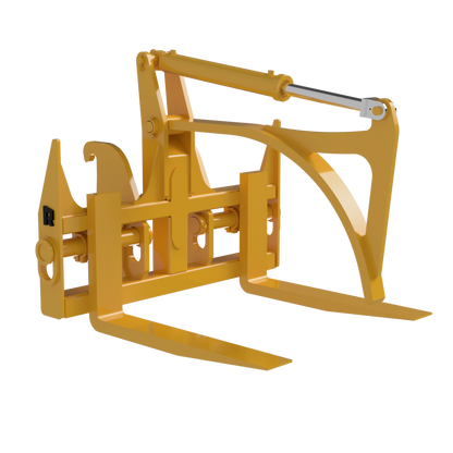 Rockland 10", 20", 30", 40" & 50" LF-1 Log Grapple with Heavy-Duty Cylinder for Loaders