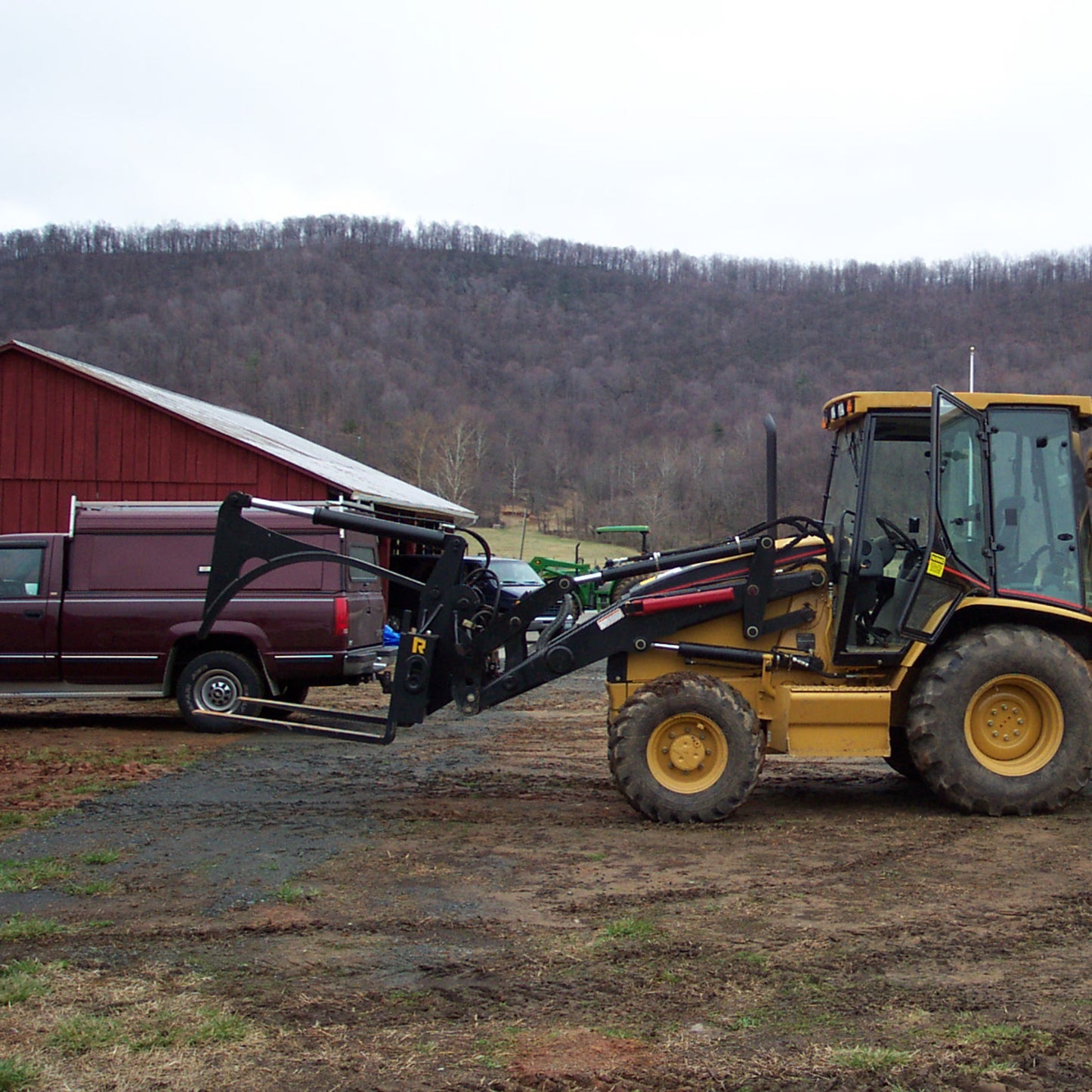 Rockland 10", 20", 30", 40" & 50" LF-1 Log Grapple with Heavy-Duty Cylinder for Loaders