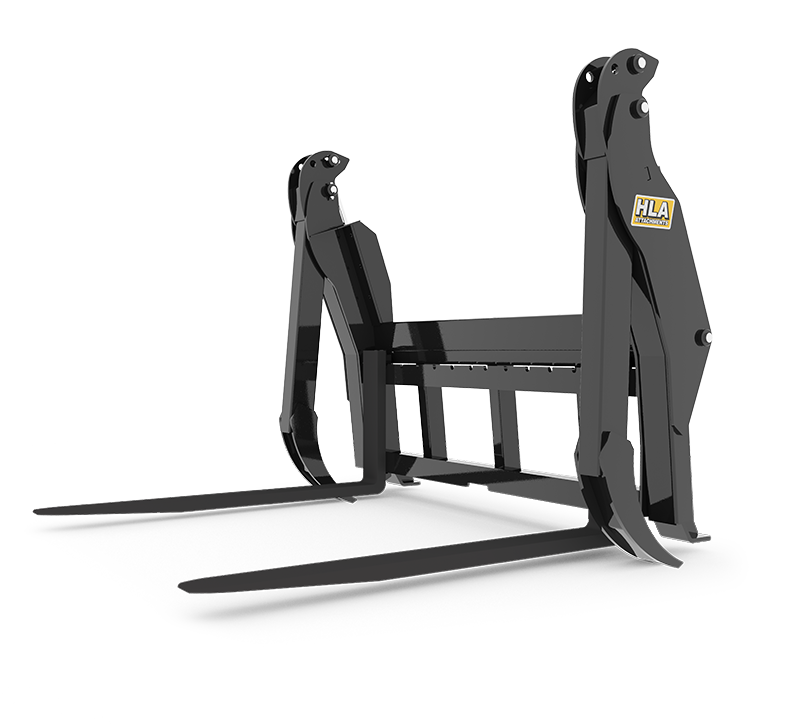 HLA ATTACHMENTS LOG GRAPPLE FORK WITH 48" AND 54" TINES LESS MOUNT FOR TARCTOR/SKIDSTEER/EXCAVATOR