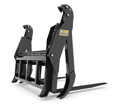HLA Attachments Log Grapple Fork With Less Mount | Tines Length 48