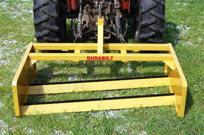 Durabilt Grader Blade - Road | 6' Lot Leveler with Offset and Parallel Blades | 6' Working Width | 40HP | For Tractor