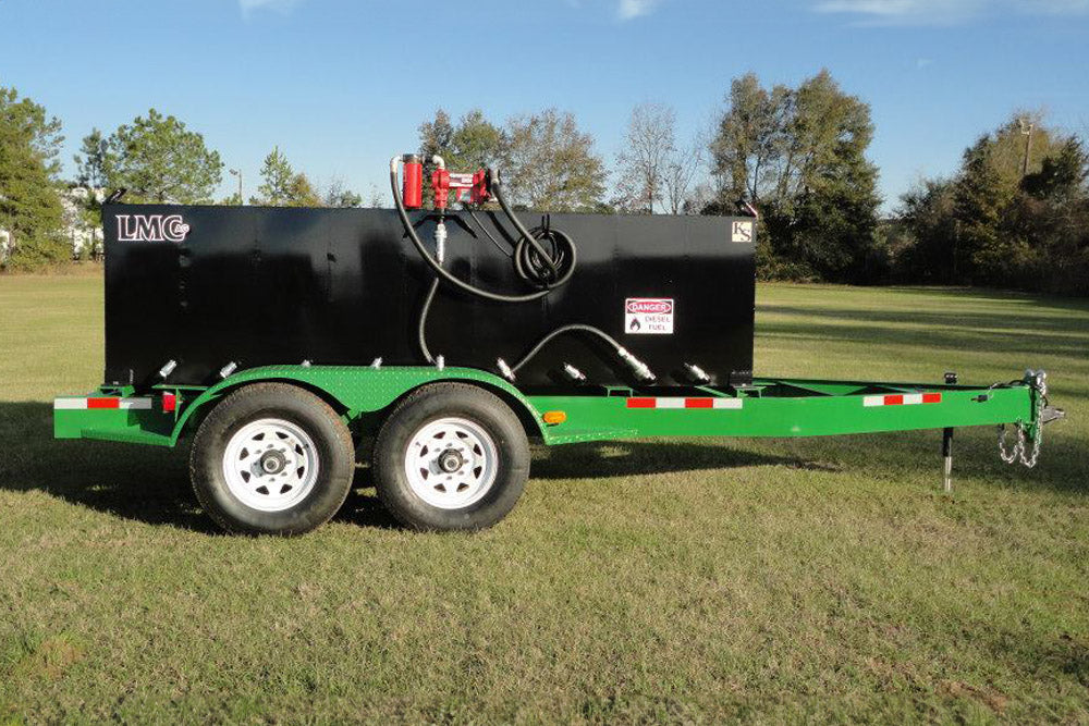 LMC AG 6" RECTANGULAR IRON TUBING DIESEL HAWG FUEL TRAILER FOR TRACTOR