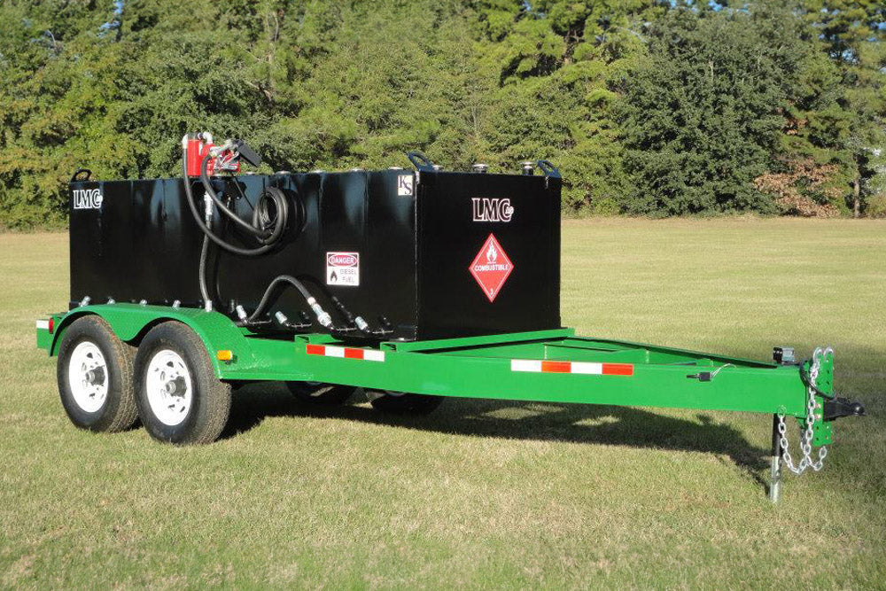 LMC AG 6" RECTANGULAR IRON TUBING DIESEL HAWG FUEL TRAILER FOR TRACTOR