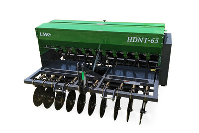 LMC AG 2000 LBS Heavy Duty No-Till Grain Drill Planter with Rolling Basket | 6’6”Working Width | 50HP For Tractors