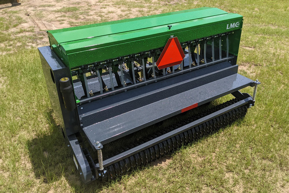 rolling seed planter LMC AG 2000 LBS Heavy Duty No-Till Grain Drill Planter with Rolling Ba – Ripping It Outdoors