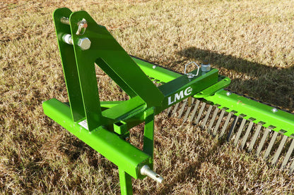 LMC AG 4', 5', 6', 7', & 8' HD LANDSCAPE RAKE WITH LEG STAND FOR TRACTOR