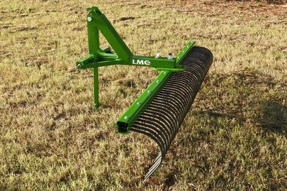 LMC AG 4', 5', 6', 7', & 8' HD LANDSCAPE RAKE WITH LEG STAND FOR TRACTOR