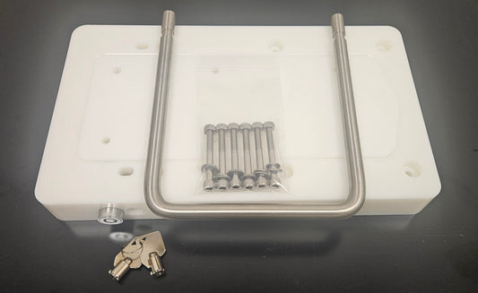 Rhodan Locking Quick Release Bracket White 2 Pcs. All Motors Built After January 2022
