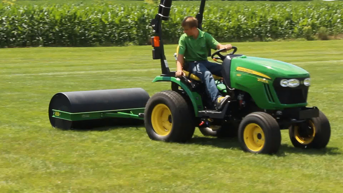 TurfTime Heavy Duty Turf Rollers | Landscape Rollers (LR-24 Series) | Width 66"-150" | Horsepower 40-75 HP | Hydraulic Flow 12-18 GPM | For Tractors & Skid Steers
