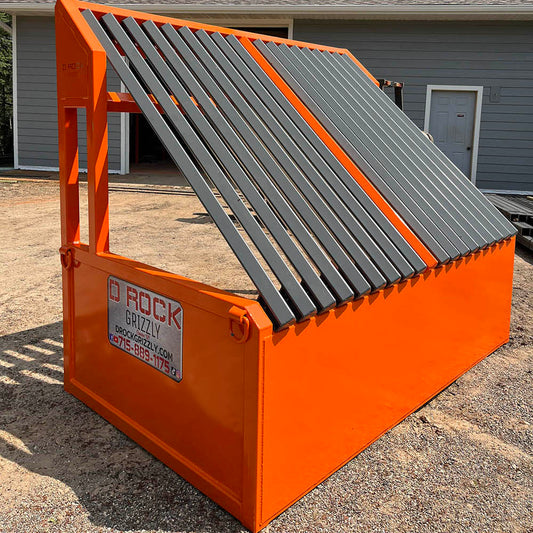 D Rock Grizzly Little Rock Separator | LR8 Model | 94″ Width | Handles Material Up to 18″ | ~1 Ton | 25–60 HP | 15–25 GPM | For Skid Steers, Mini Excavators, Tractors, ATVs & UTVs