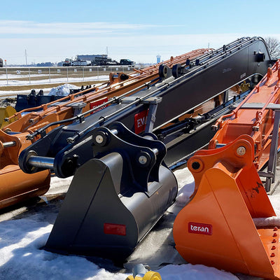 Teran Long Reach Arm and Boom | Model EC-220 & EC-360 | Boom Length 18 & 20 Meters | Machine Size 21-38 Tons | For Volvo Excavators