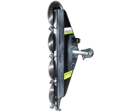 GreenTec Quadsaw | Model LRS-2402 | Working Width 7’ 10” inches | Blade Speed 3000-3200 RPM | For Excavators