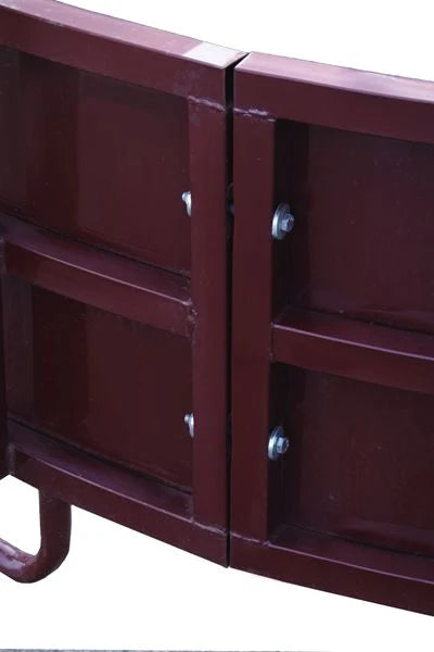HW Hutchison HBBUL Tombstone Bull Feeder | Height 58" | Heavy‑Duty 3‑Piece | For Bulls & Large Livestock