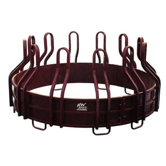Hutchison HW HBBUL Tombstone Bull Feeder | Height 58" | Heavy‑Duty 3‑Piece | For Bulls & Large Livestock