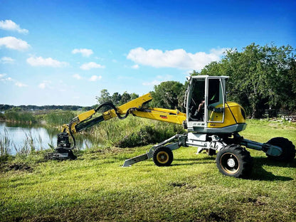 Promac Forestry Mulcher | Model LSM Series | Cutting Width 30" | 10–23 GPM | 5+ Tons | For Mini Excavator