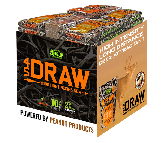 4S Advanced Wildlife Solutions Variety Boxes & End Cap | Multi‑Pack Deer Feed & Attractant Assortments | For Landowners & Retail Displays