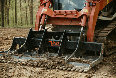 Vail Products Land Planer |Width 78” | Planning Surface Area Over 3,000 Square Inches| For Compact Track Loader