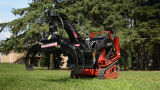 Wallenstein SSL Log Grapple | LXG Series | Grapple Opening 48" - 72" | 5-10 GPM | For Skid Steers