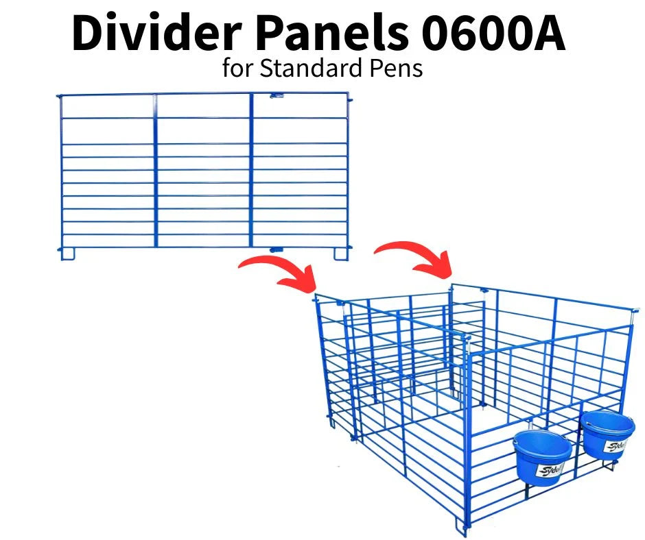 Sydell Divider Panel | #0600-6T | 72" Width | 42" Tall | For Sheep & Goat Lambing & Kidding Pens