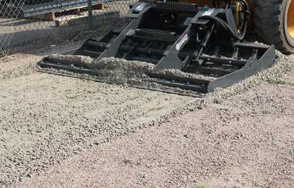 Virnig Land Leveler | Models LLV72, LLV78, LLV84 & LLV90 | Widths 72" To 90" | Hydraulic Flow 15 To 25 GPM | For Skid Steer