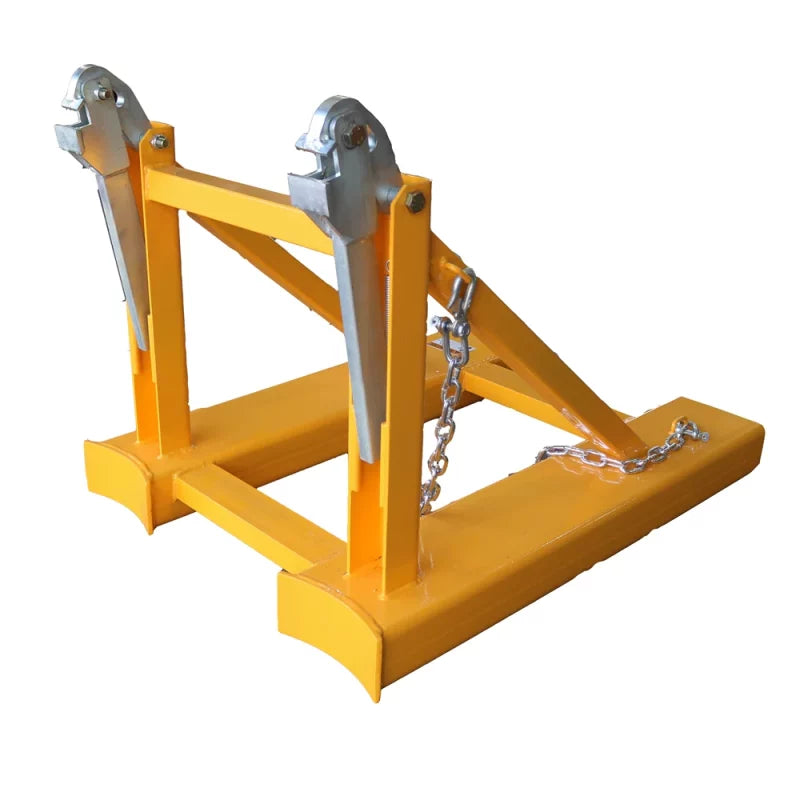 Landy Attachments Parrot Beak Double Drum Lifter | Width 40" | 8-30+ GPM | For Forklifts