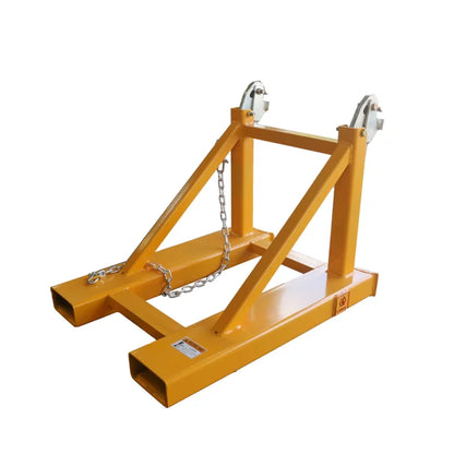 Landy Attachments Parrot Beak Double Drum Lifter | Width 40" | 8-30+ GPM | For Forklifts