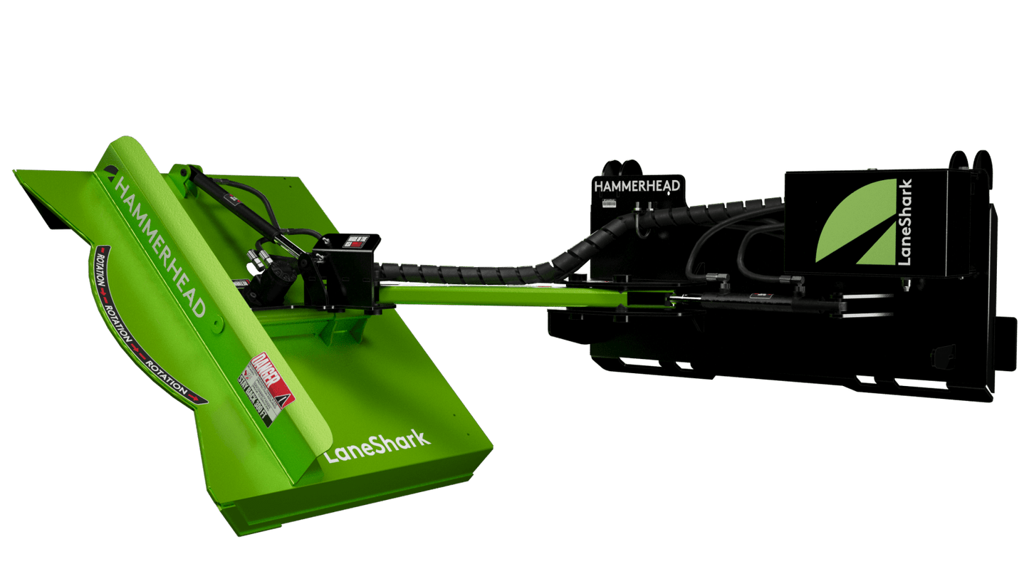 Lane Shark Brush Cutter | Model Hammerhead HH4 | Width 44" | 25 To 60+ HP | 8.5 To 20 GPM | For Tractor