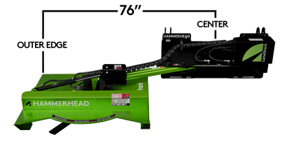 Lane Shark Brush Cutter | Model Hammerhead HH4 | Width 44" | 25 To 60+ HP | 8.5 To 20 GPM | For Tractor