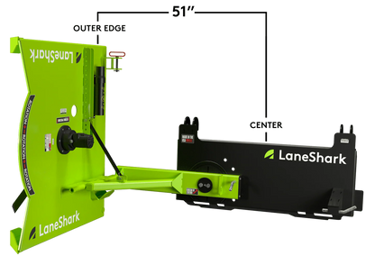 Lane Shark Vertical Brush Cutter | Model LS4 | Width 44" | 8.5 To 20 GPM | 25 To 60+ HP | For Tractor