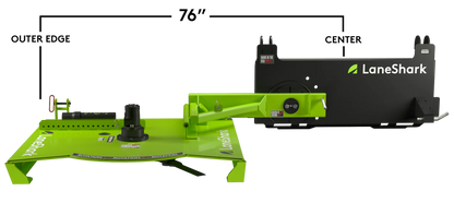 Lane Shark Vertical Brush Cutter | Model LS4 | Width 44" | 8.5 To 20 GPM | 25 To 60+ HP | For Tractor