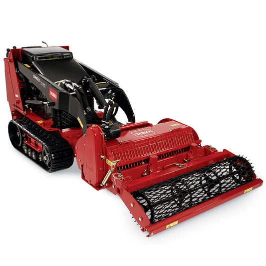 Top Dog Attachments Dingo Soil Conditioner | Manual & Hydraulic Angle | Width 36"-48" | Replaceable Teeth | For Mini Skid Steer