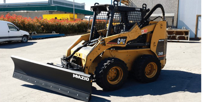 Mazio Dozer Blade Tilt | Width 1500 to 2700 mm | Working Width 1299 to 2330 mm | Hydraulic Angling ± 30° | For Skid Steer Loaders