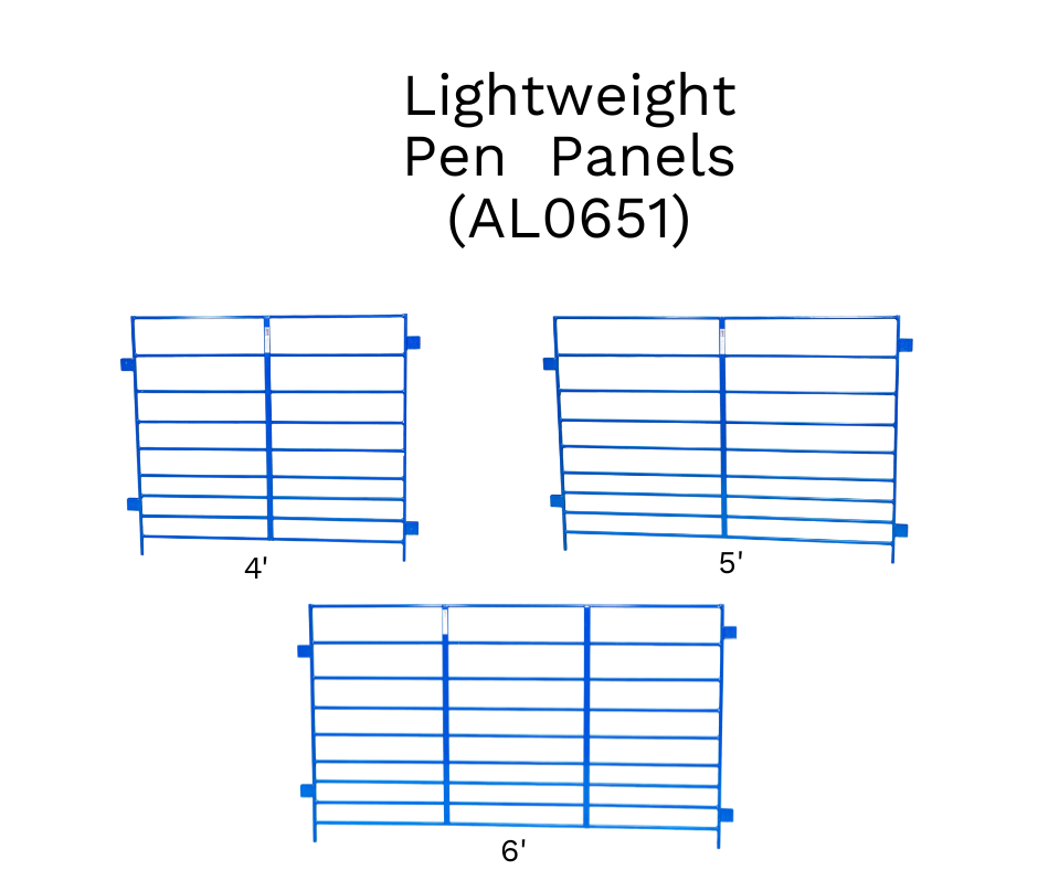 Sydell Lightweight Lambing & Kidding Panel | #0651 | 40" Tall | 4', 5' & 6' Length | For Sheep & Goats