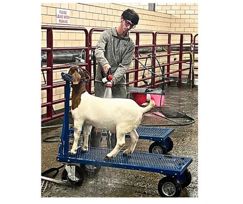 Sydell E.Z. Rider Wash Cart | #0785ERN | Smooth-Rolling | For Sheep & Goat Transport Cart
