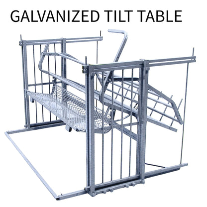Sydell Tilt Table For Sheep & Goats | #0930 | Width 61" | For 100+ lb Livestock Hoof Trimming