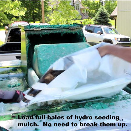 Turbo Turf HM-500-HARV Hydro Seeding System | Skid Type , W/ Trailer| 500 Gallon Hydro Seeder