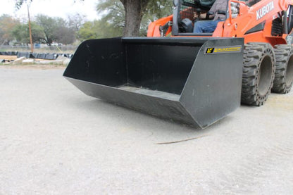 Loflin Fabrication | Trash Bucket | 72" & 84" Width | Reinforced Steel | For Skid Steer Loaders